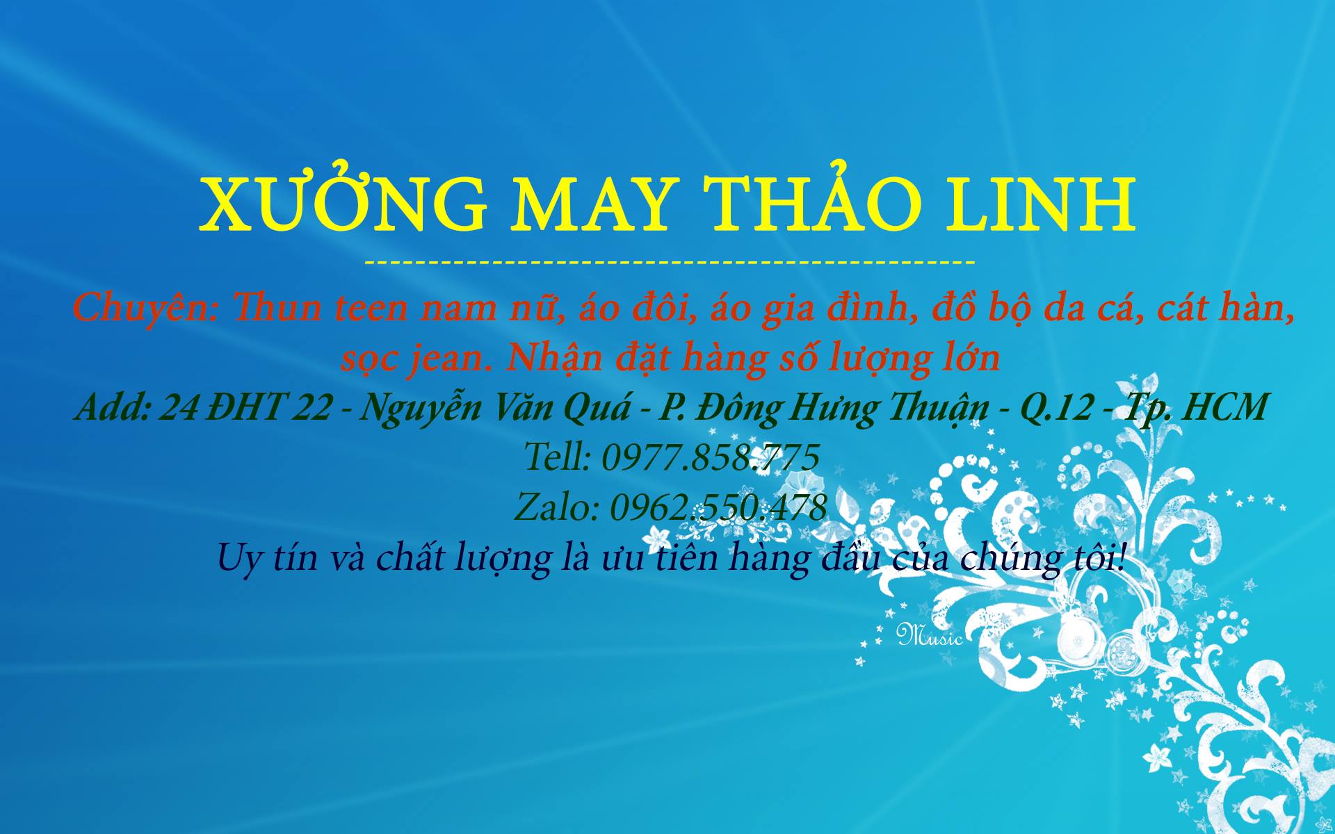 Xưởng nhập sỉ Thảo Linh