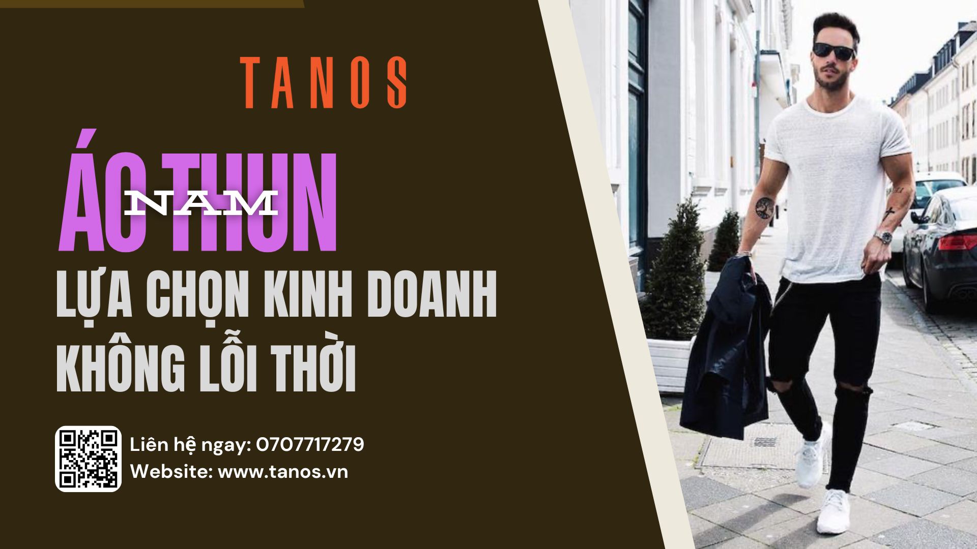 áo thun nam lựa chọn kinh doanh không lỗi thời