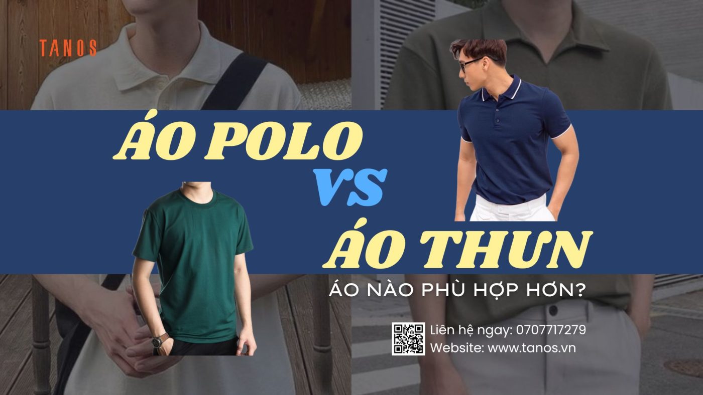 Sự khác biệt giữa áo polo và áo thun