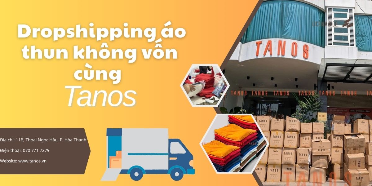 Dropshipping áo thun không cần vốn cùng Tanos