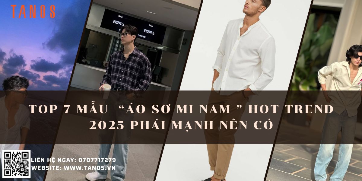 sơ mi nam hottrend 2025