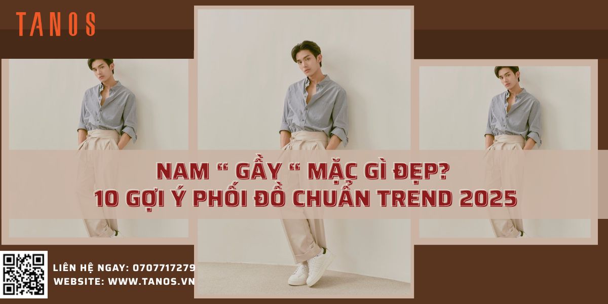 cách phối đồ cho nam gầy