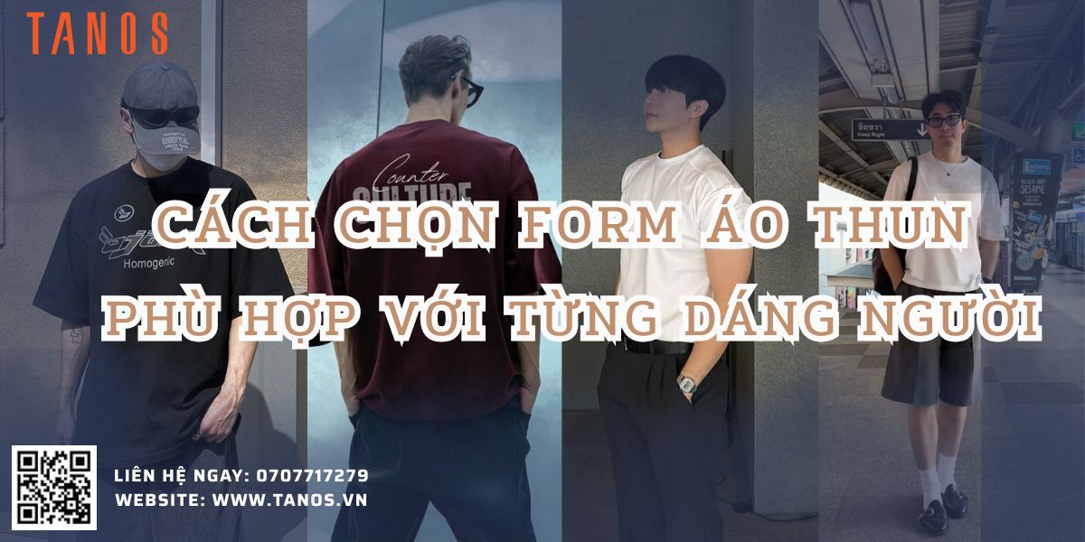cách chọn form áo thun