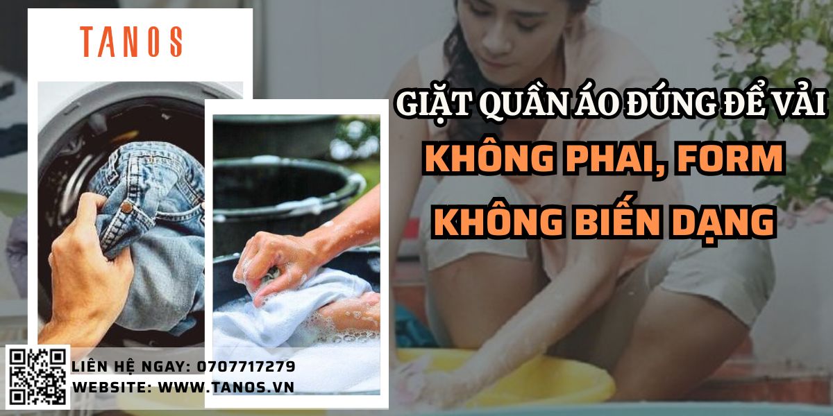 giặt quần áo đúng cách