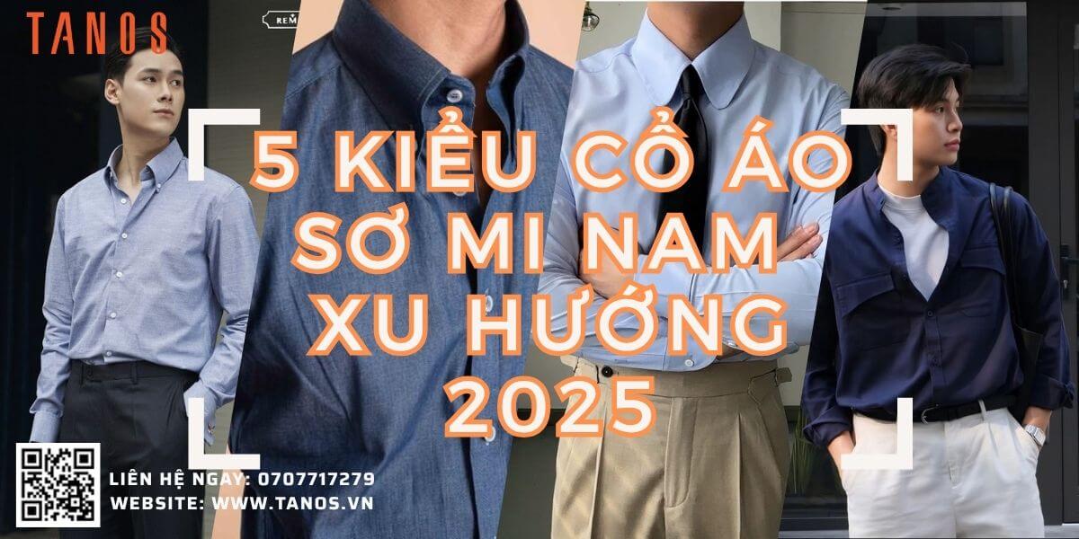 Top 5 kiểu cổ áo sơ mi